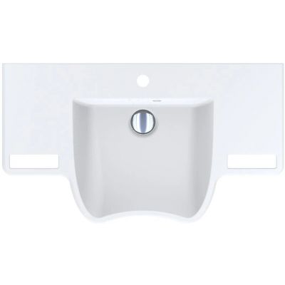 Miraggio Kristina Mirasoft umywalka 80x45,4 cm ścienna dla niepełnosprawnych biały mat 0001096