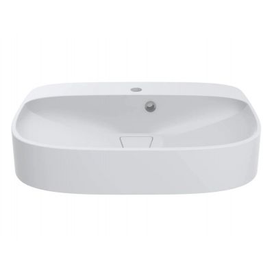 Miraggio Lifou Mirasoft umywalka 62,7x43,4 cm owalna nablatowa biały mat 0001097