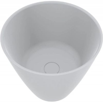 Miraggio San Andreas Mirasoft umywalka 44 cm okrągła nablatowa biały mat 0001115