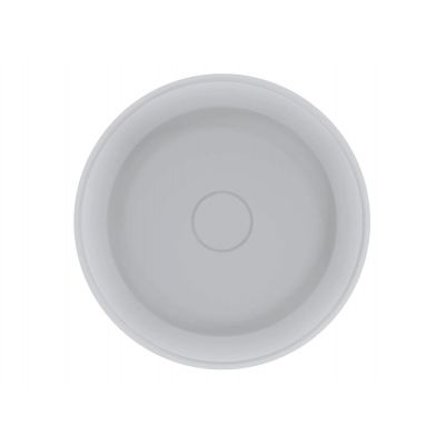 Miraggio San Andreas Mirasoft umywalka 44 cm okrągła nablatowa biały mat 0001115