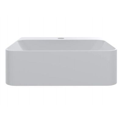 Miraggio Seed Mirasoft umywalka 43x39 cm prostokątna nablatowa biały mat 0001116