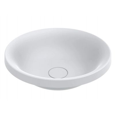 Miraggio Siena Mirasoft umywalka 45,1 cm okrągła wpuszczana biały mat 0001117