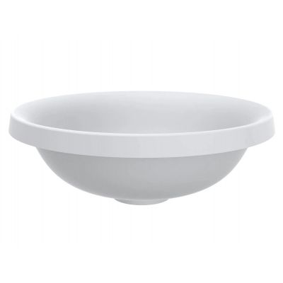 Miraggio Siena Mirasoft umywalka 45,1 cm okrągła wpuszczana biały mat 0001117