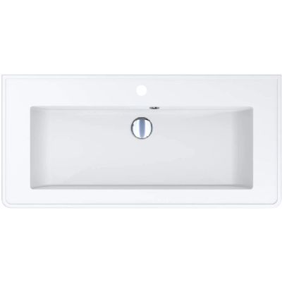 Miraggio Tripoli Miramarble umywalka 90x43 cm prostokątna ścienna biała 0001544