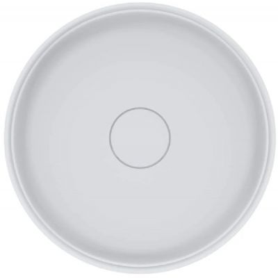 Miraggio Moon Mirasoft umywalka 40 cm okrągła nablatowa biały mat 0001546
