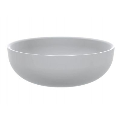 Miraggio Moon Mirasoft umywalka 40 cm okrągła nablatowa biały mat 0001546