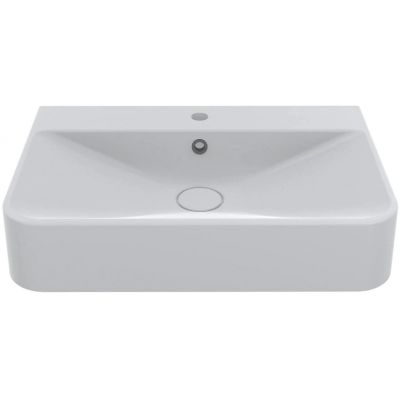 Miraggio Cyprus Mirasoft umywalka 65,5x43,2 cm prostokątna ścienna-nablatowa biały mat 0001592