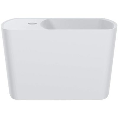 Miraggio Helix R Matt umywalka 45x22 cm prostokątna ścienna biały mat 0001630