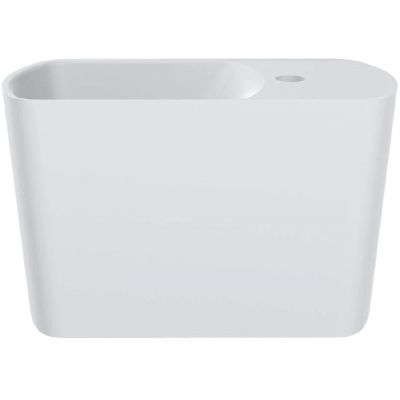 Miraggio Helix L Mirasoft umywalka 45x22 cm prostokątna ścienna biały mat 0001638