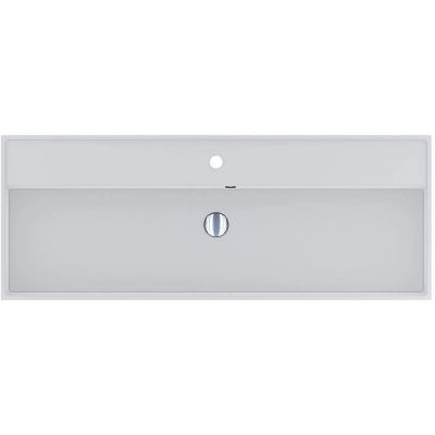 Miraggio Crass Matt umywalka 120x46 cm prostokątna ścienna-nablatowa biały mat 0001867