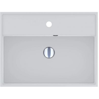 Miraggio Crass Matt umywalka 60x46 cm prostokątna ścienna-nablatowa biały mat 0001871