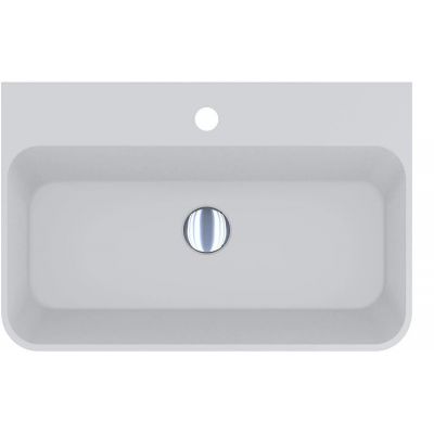 Miraggio Lewi Matt umywalka 61x40 cm prostokątna ścienna-nablatowa biały mat 0002118