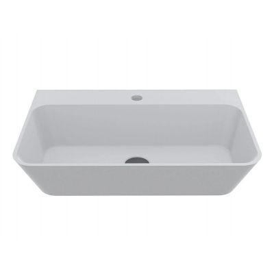 Miraggio Lewi Matt umywalka 61x40 cm prostokątna ścienna-nablatowa biały mat 0002118