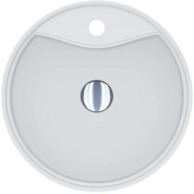 Miraggio Country Matt umywalka 41,9 cm okrągła nablatowa biały mat 0002283