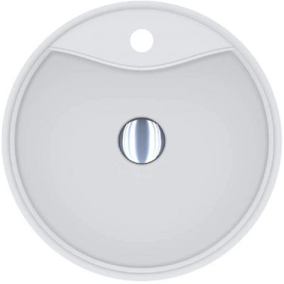 Miraggio Country Mirasoft umywalka 41,9 cm okrągła nablatowa biały mat 0002284