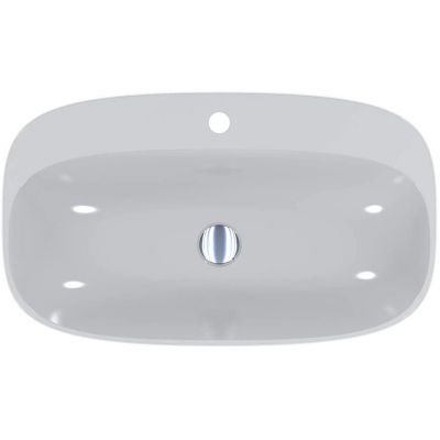 Miraggio Molle umywalka 72,5x42,5 cm owalna wpuszczana biała 0002302
