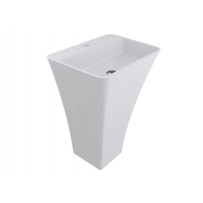 Miraggio Sun Matt umywalka 60x45 cm prostokątna wolnostojąca biały mat 0002391