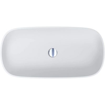 Miraggio Tripoli Mirasoft umywalka 80x40 cm owalna nablatowa biały mat 0002414
