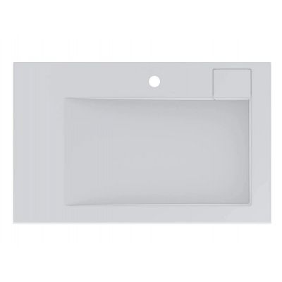 Miraggio Tokyo Mirasoft umywalka 80x50 cm prostokątna biały mat 0002417