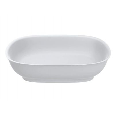 Miraggio Santorini Mirasoft umywalka 60x41,3 cm owalna nablatowa biały mat 0002421