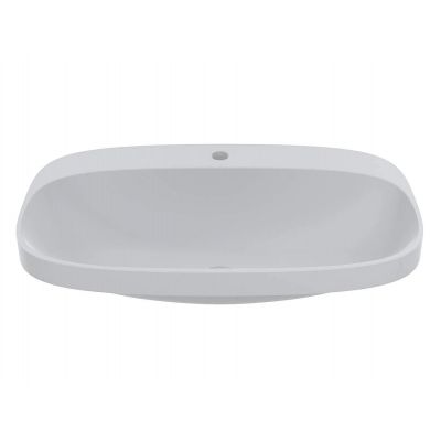 Miraggio Molle Mirasoft umywalka 72,5x42,5 cm owalna wpuszczana biały mat 0002427