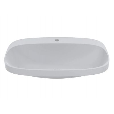 Miraggio Molle Matt umywalka 72,5x42,5 cm owalna wpuszczana biały mat 0002428