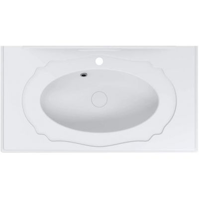 Miraggio Milano Mirasoft umywalka 88,9x48,4 cm prostokątna wpuszczana biały mat 0002429