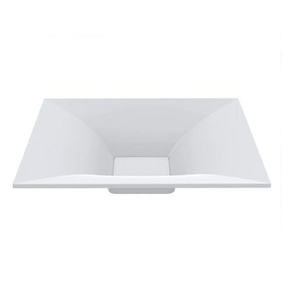 Miraggio Marseille Mirasoft umywalka 55,4x41,6 cm prostokątna nablatowa biały mat 0002430