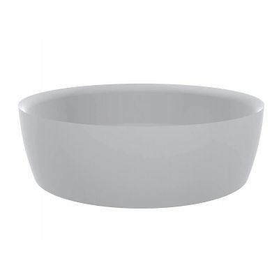 Miraggio Jakarta Mirasoft umywalka 40 cm okrągła nablatowa biały mat 0002441