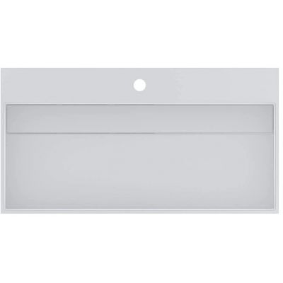 Miraggio Island Matt umywalka 80x42 cm prostokątna ścienna-nablatowa biały mat 0002442