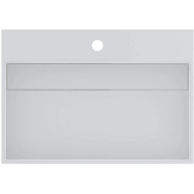 Miraggio Island Matt umywalka 60x42 cm prostokątna ścienna-nablatowa biały mat 0002444