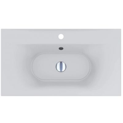 Miraggio Delhi Mirasoft umywalka 79,4x44,6 cm prostokątna wpuszczana biały mat 0002449