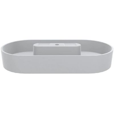 Miraggio Cyprus Mirasoft umywalka 88,5x42,6 cm owalna nablatowa biała 0002453