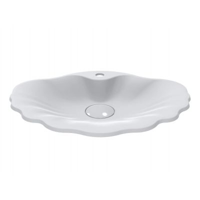 Miraggio Bali Mirasoft umywalka 61,6x46 cm nablatowa biały mat 0002463