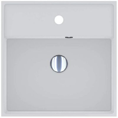 Miraggio Crass Mirasoft umywalka 46x46 cm kwadratowa ścienna-nablatowa biały mat 0002542