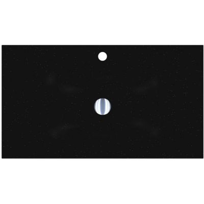 Miraggio Jessel Mirasoft umywalka 80x45 cm prostokątna wpuszczana czarny mat 0002602