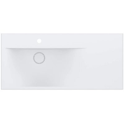 Miraggio Viola Miramarble umywalka 100x46 cm prostokątna ścienna biały mat 0002659