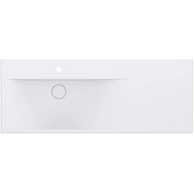 Miraggio Viola umywalka 120x46 cm prostokątna ścienna biały mat 0002661