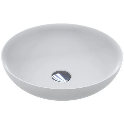 Miraggio Tobi Matt umywalka 40x40 cm okrągła nablatowa biała 0002708