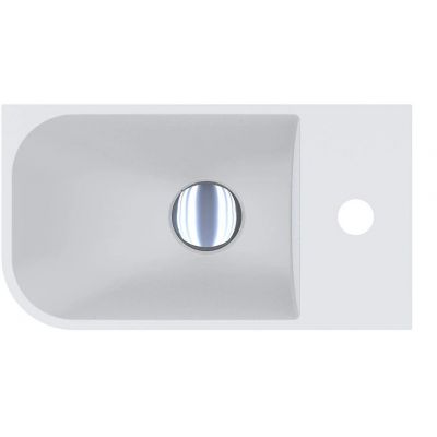 Miraggio Ko L Mirasoft umywalka 40x22 cm prostokątna ścienna biały mat 69125609