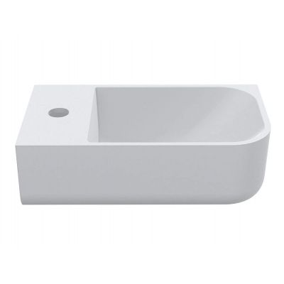 Miraggio Ko R Mirasoft umywalka 40x22 cm prostokątna ścienna biała 69125612