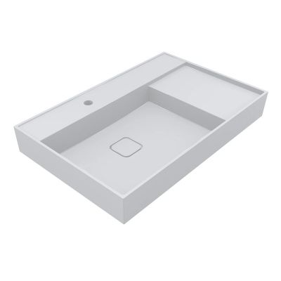 Miraggio Soul umywalka 80x52,5 cm prostokątna ścienna biała 8813306