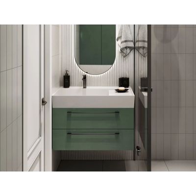 Miraggio Soul umywalka 80x52,5 cm prostokątna ścienna biała 8813306