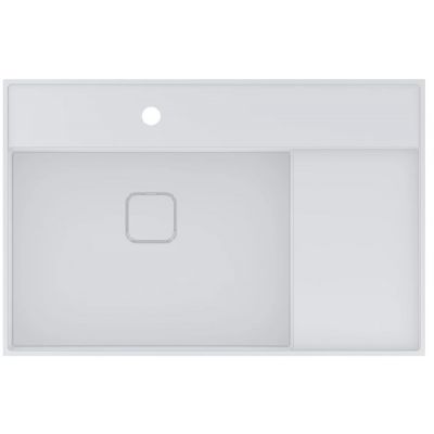 Miraggio Soul Matt umywalka 80x52,5 cm prostokątna ścienna biały mat 8813307