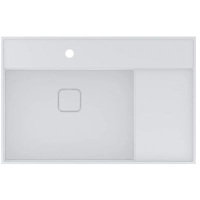 Miraggio Soul Mirasoft umywalka 80x52,5 cm prostokątna ścienna biały mat 8813308