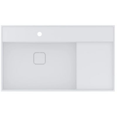 Miraggio Soul umywalka 90x52,5 cm prostokątna ścienna biała 8813319