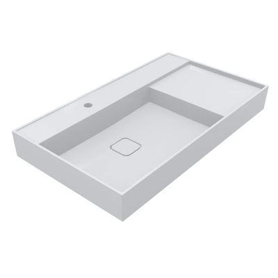 Miraggio Soul umywalka 90x52,5 cm prostokątna ścienna biała 8813319