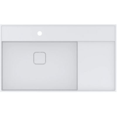Miraggio Soul umywalka 90x52,5 cm prostokątna ścienna biały mat 8813320