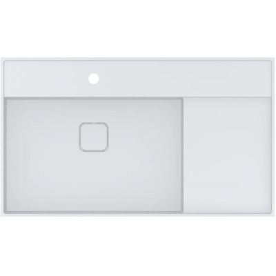 Miraggio Soul umywalka 90x52,5 cm prostokątna ścienna biały mat 8813321