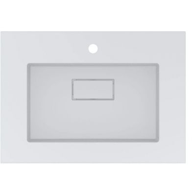 Miraggio Erica Matt umywalka 70x50 cm prostokątna wpuszczana biały mat 8813352